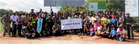 MigrantWATCH 2013 - Group Photo of Birding at Thalangama (c) Narmadha Dangampola